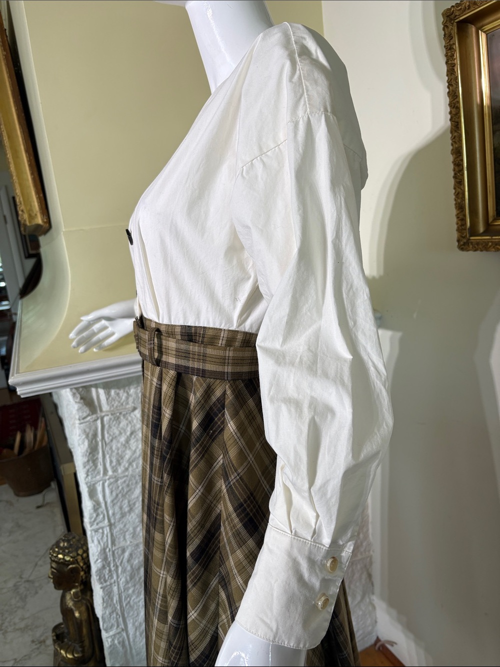 Andersson Bell Lena Illusion Plaid Midi Dress - As New - Picture 10 of 15